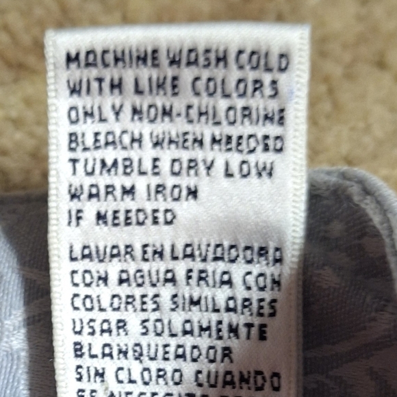 Bill Bass Brocade Blue Buttoned Long Sleeve Cotton Blend Jacket Women Size Large - Picture 16 of 16